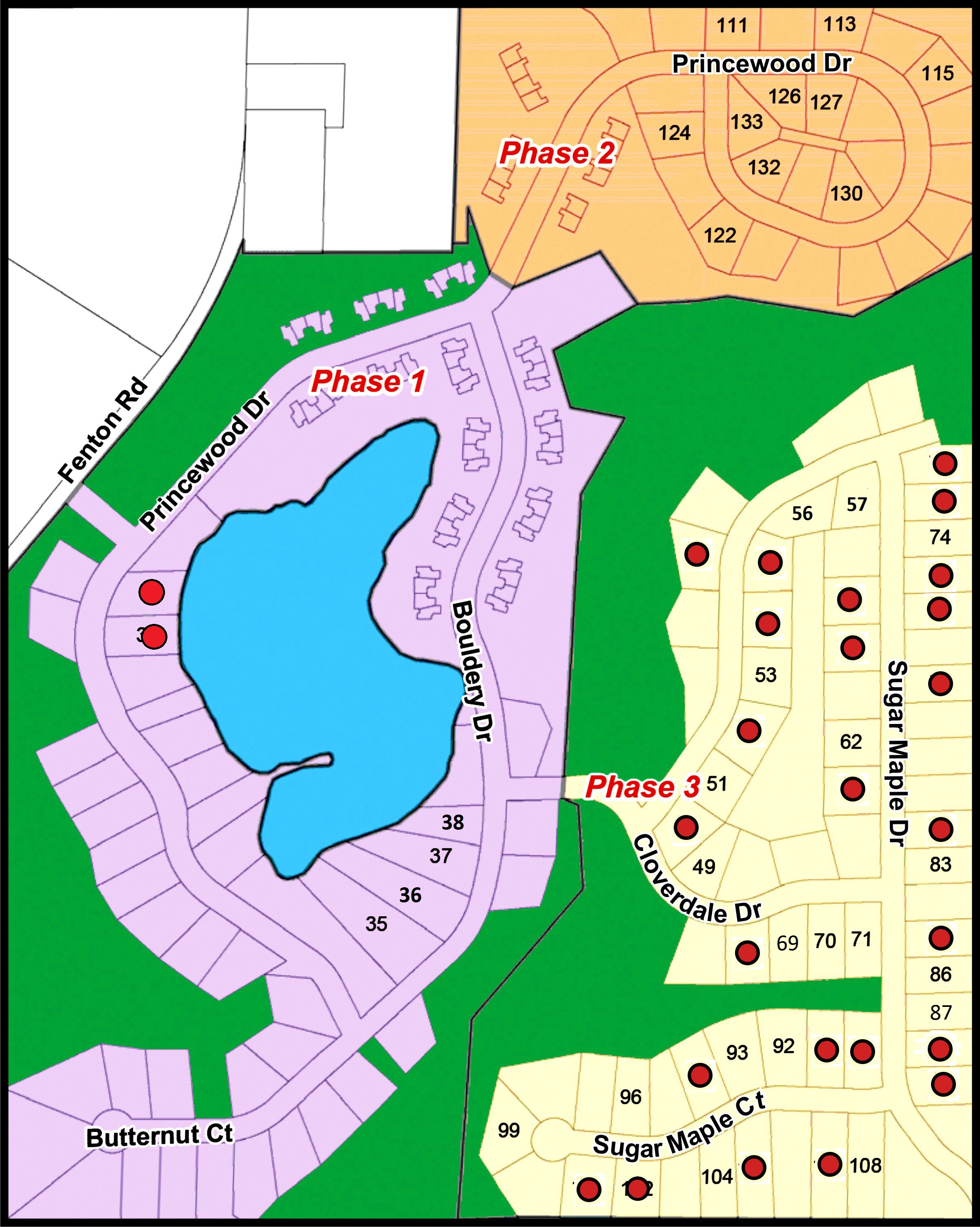 Fenton Orchards Subdivision Layout Big Sky Development