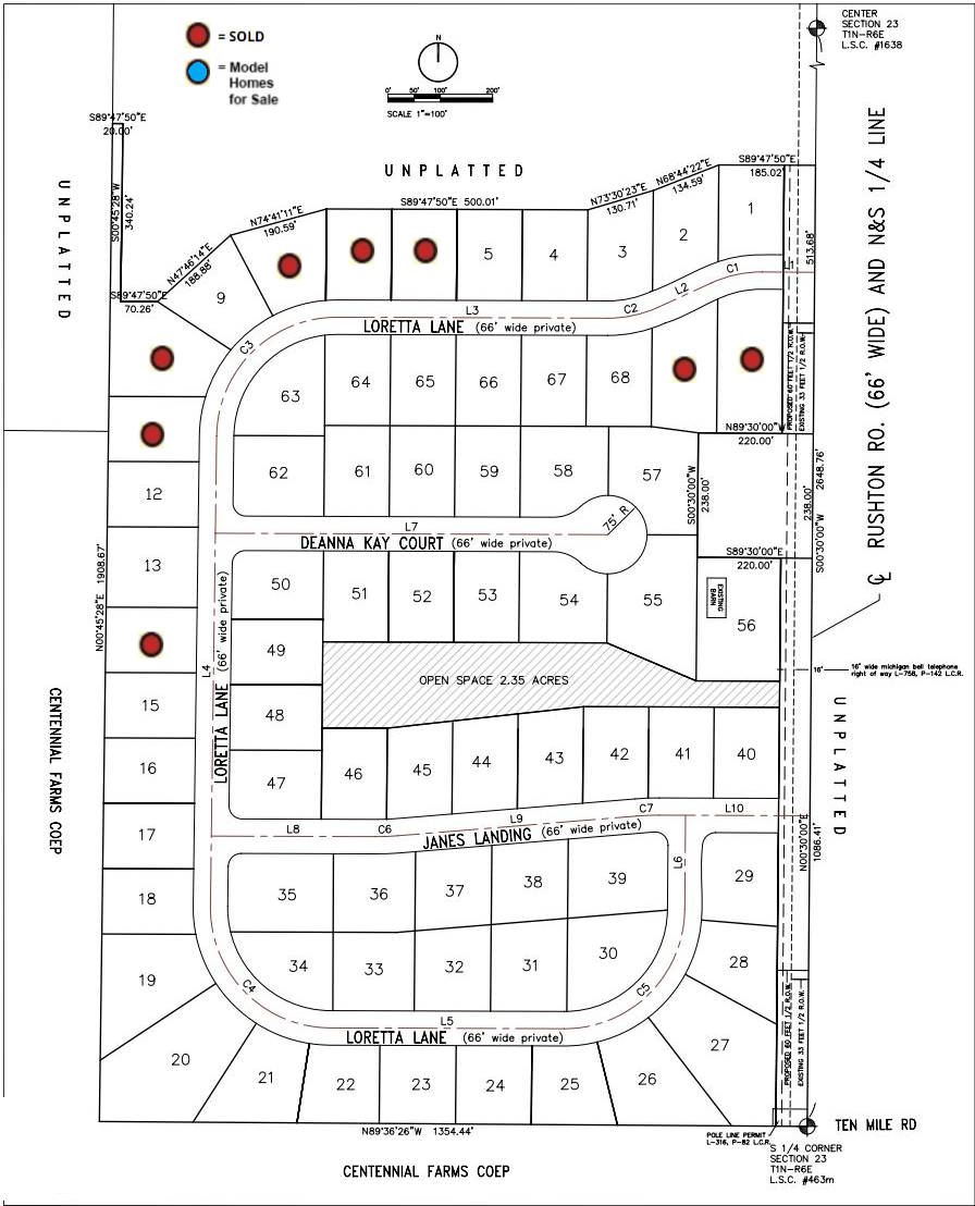 Asher Subdivision Layout | Big Sky Development