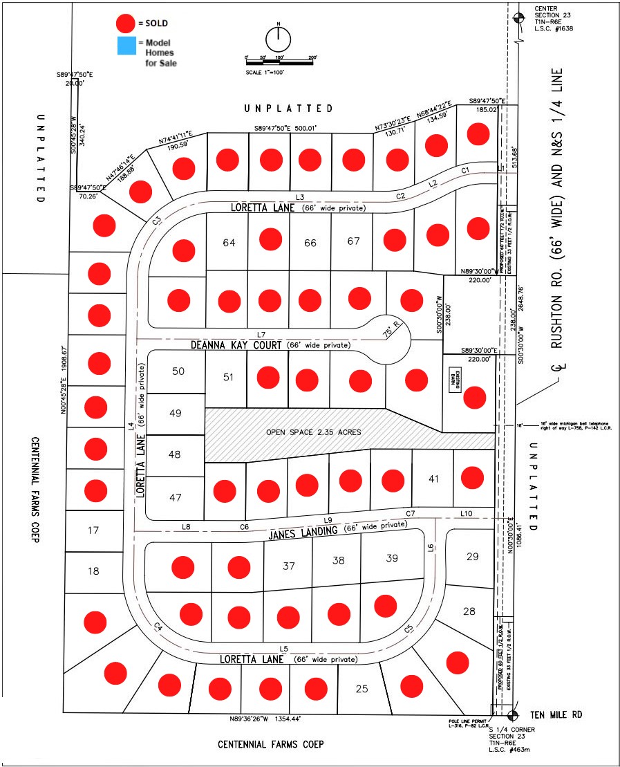 Asher Subdivision Layout Big Sky Development
